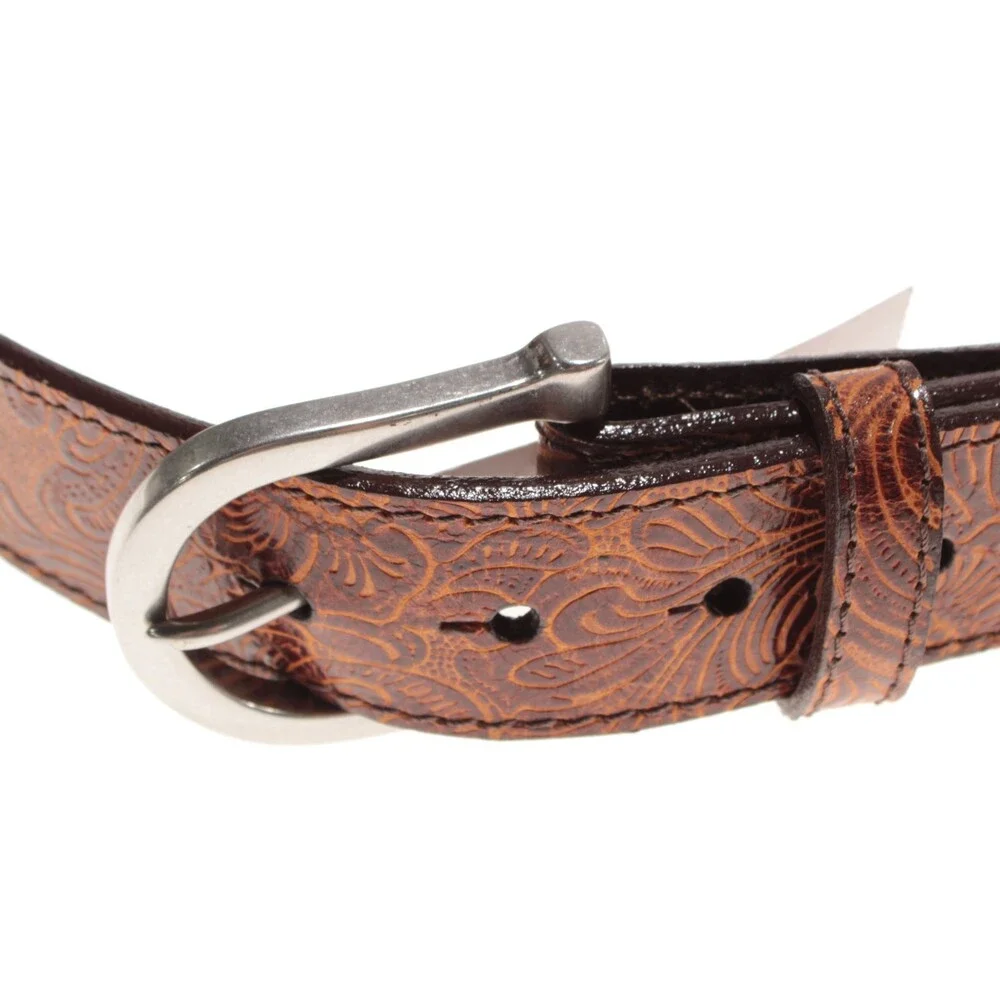 Torino Leather Company NWT Classic Belt Size 40 US in Brown Leather